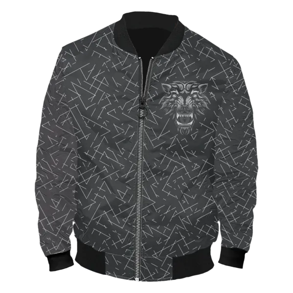 Aggressive Inner Wolf Bomber Jacket