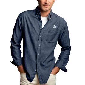 Air Force Falcons Blue Hudson Denim Long Sleeve Button-Down Shirt