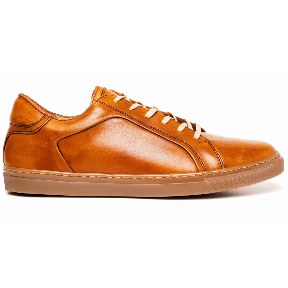 Alan Payne Mystic Sheepskin Sneaker Tan