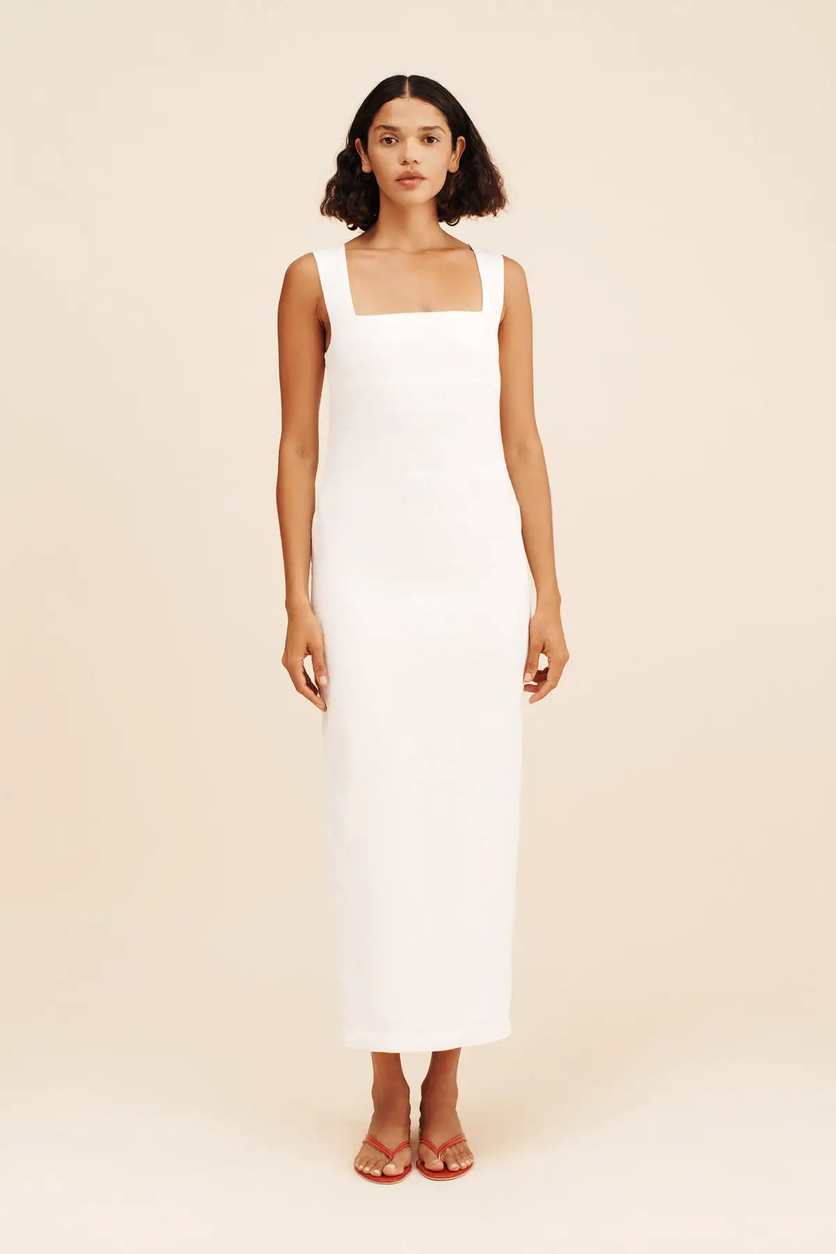 ALICE MIDI DRESS - IVORY