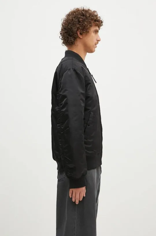 Alpha Industries bomber jacket MA-1 Dragon EMB men’s black color