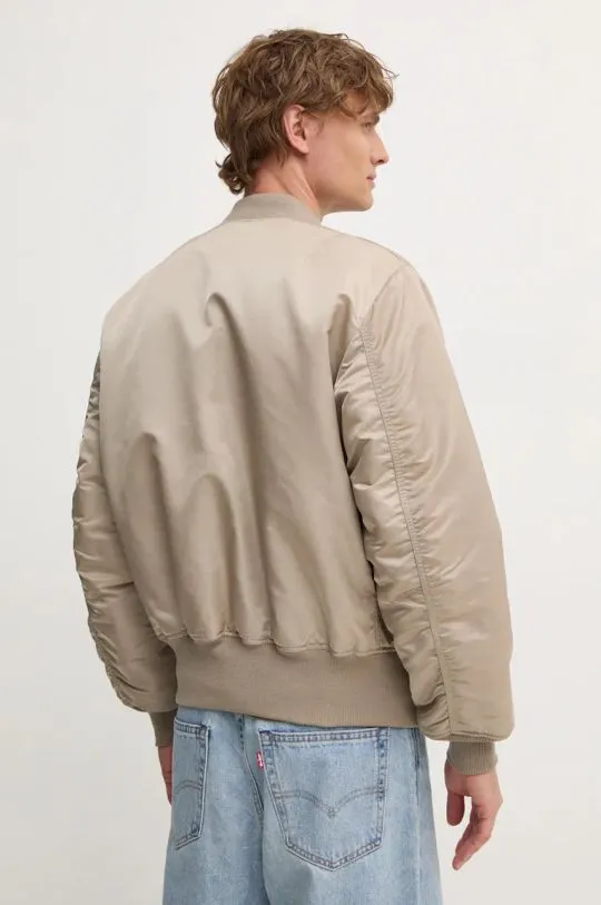 Alpha Industries bomber jacket men’s beige color