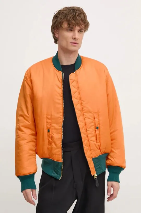 Alpha Industries bomber jacket men’s green color