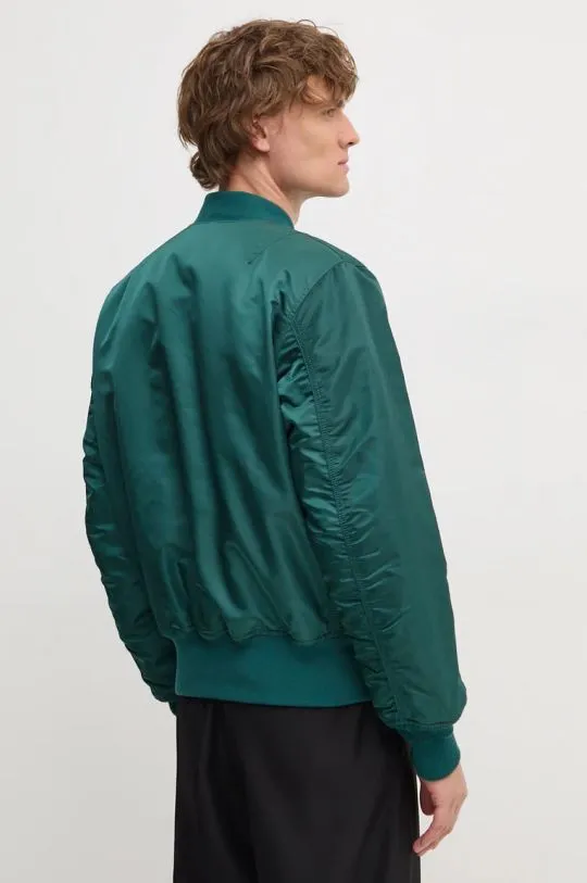 Alpha Industries bomber jacket men’s green color