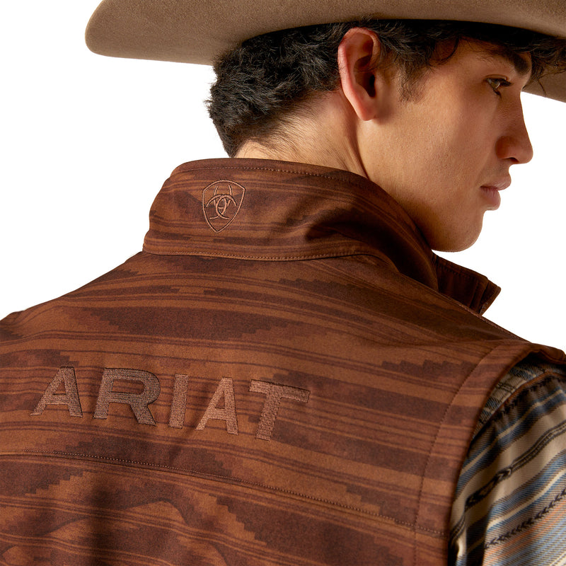 'Ariat' Men's Logo 2.0 Chimayo Vest - Shaved Chocolate