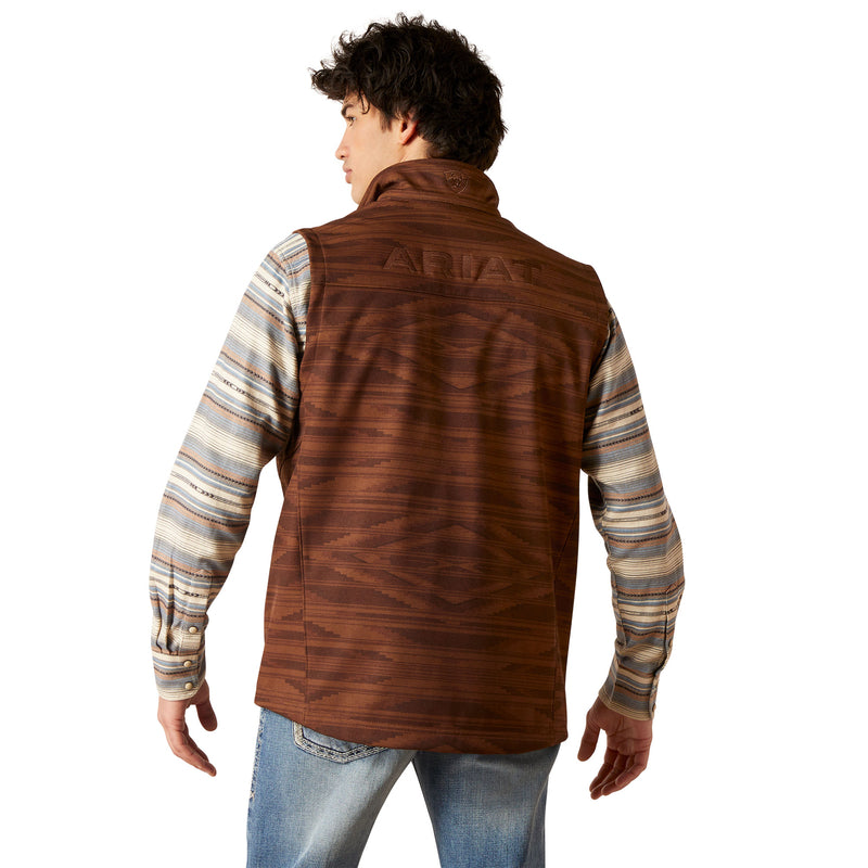 'Ariat' Men's Logo 2.0 Chimayo Vest - Shaved Chocolate