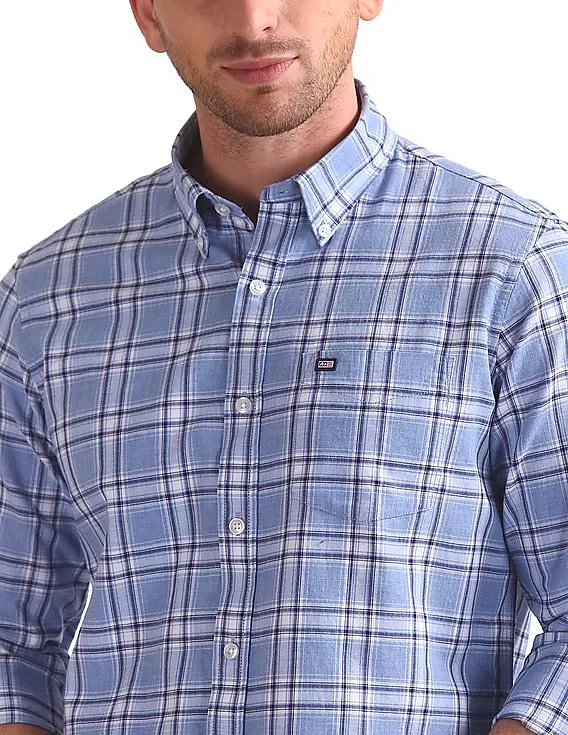 Arrow Sports Slim Fit Button Down Shirt