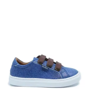 Atlanta Mocassin Denim Triple Velcro Sneaker