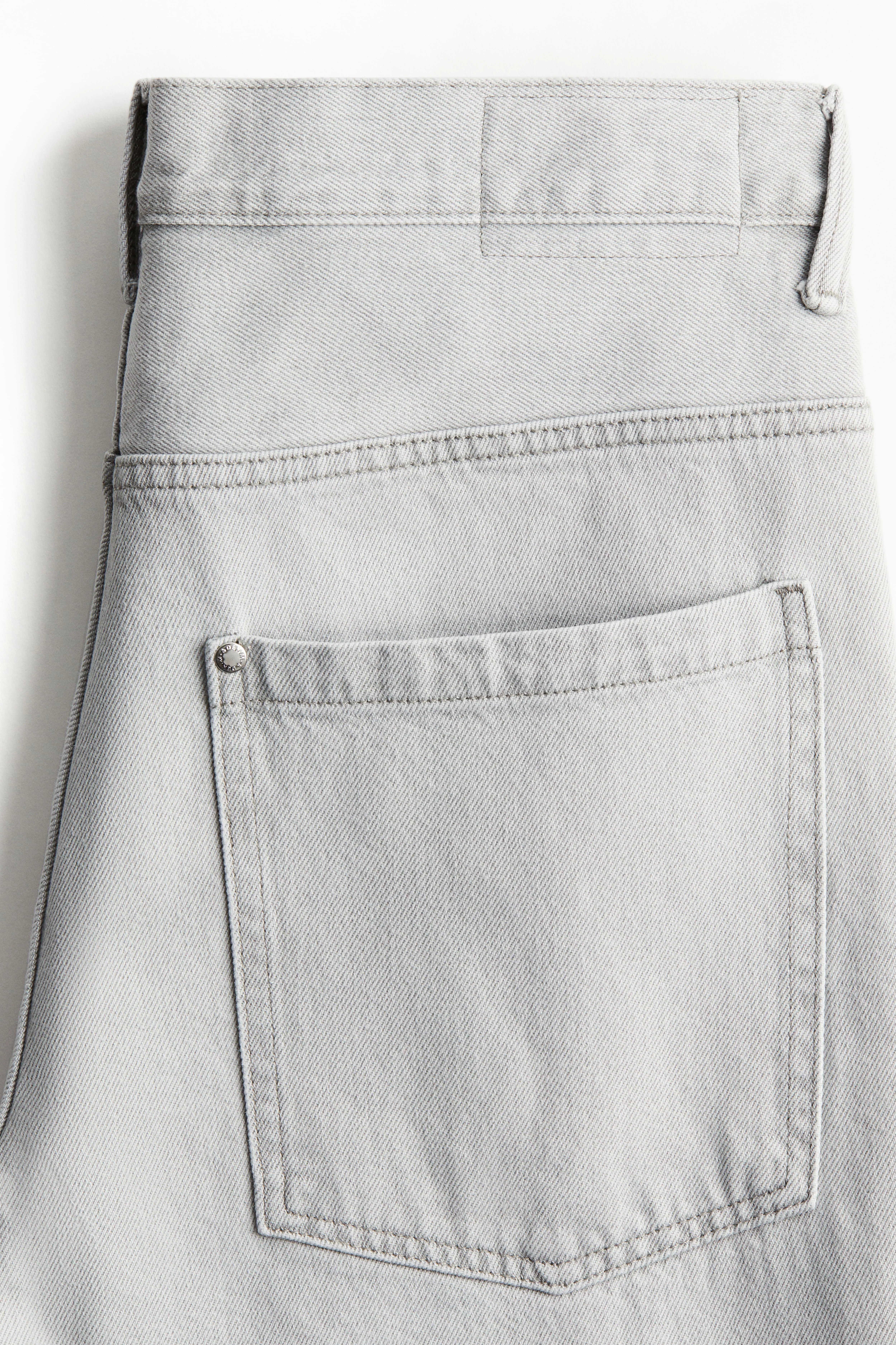 Baggy Jeans - Regular waist - Long - Light grey - Men | H&M GB