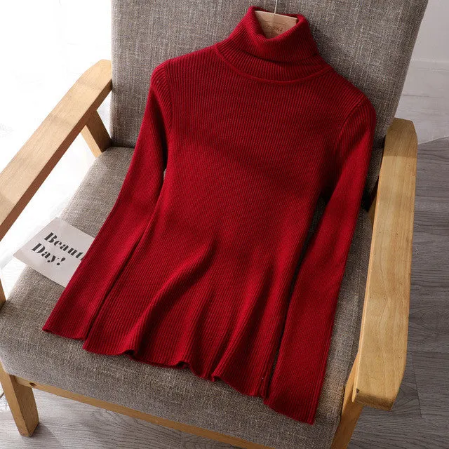 Basic Women highneck Sweaters