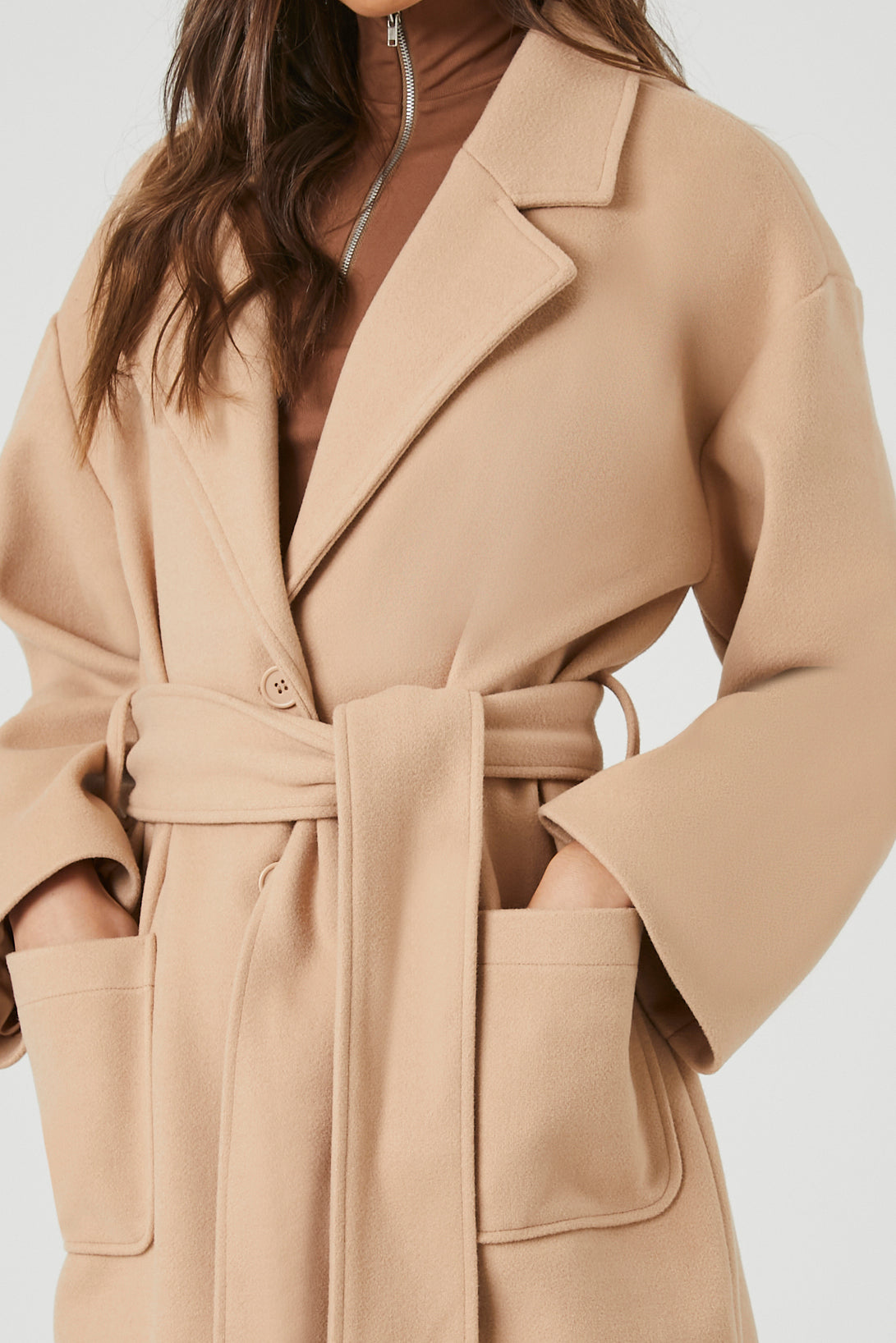 Belted Longline Jacket