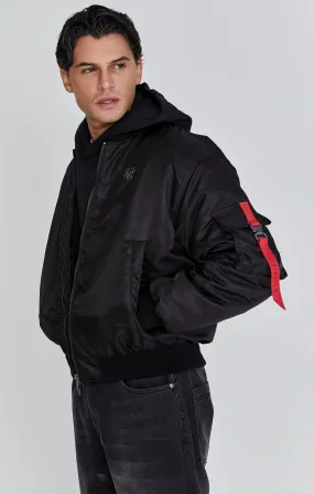 Black Bomber Jacket