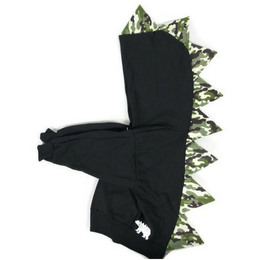 Black Camo Spike Hoodie