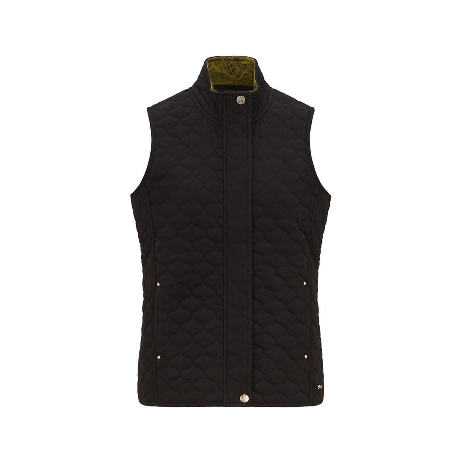 Black Gilet With Coco Lining