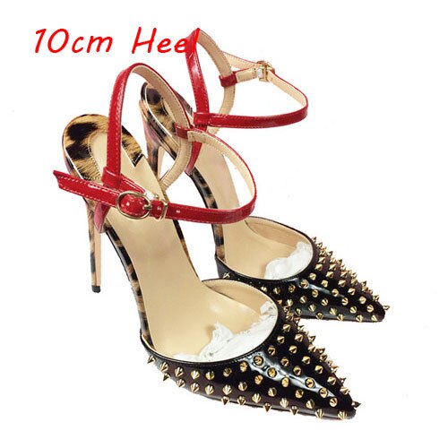 Black slingbacks rivet sandals women shoes summer shoes for women  pointed toe