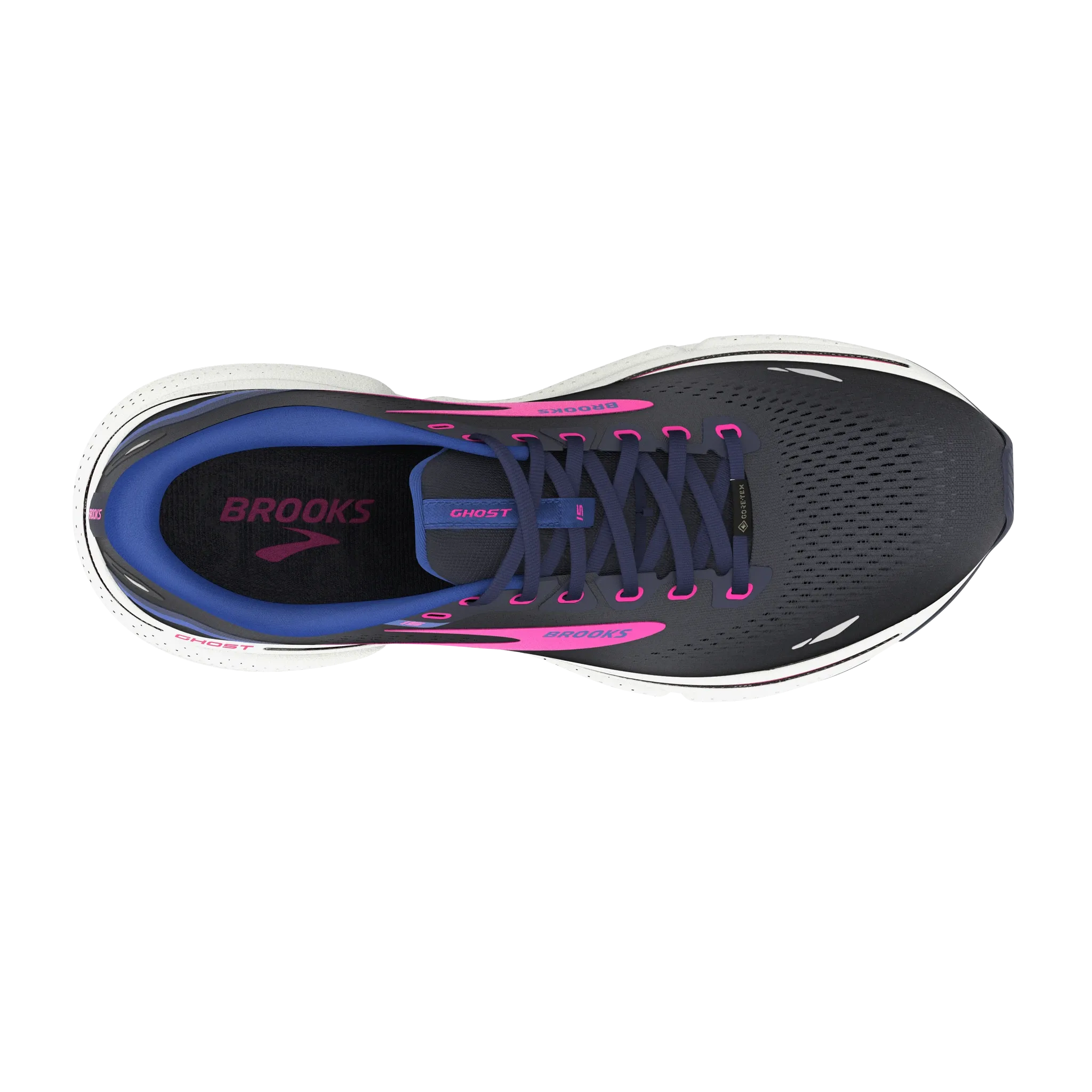 Brooks | Ghost 15 GTX | Women's | Peacoat/Blue/Pink