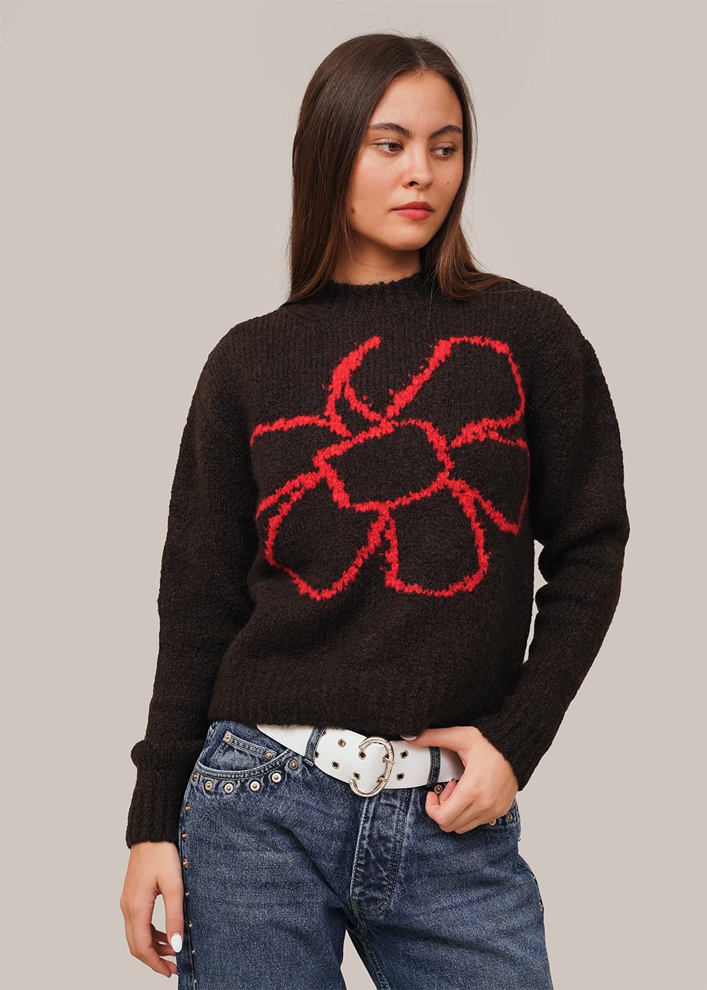 Brown Floreke Sweater