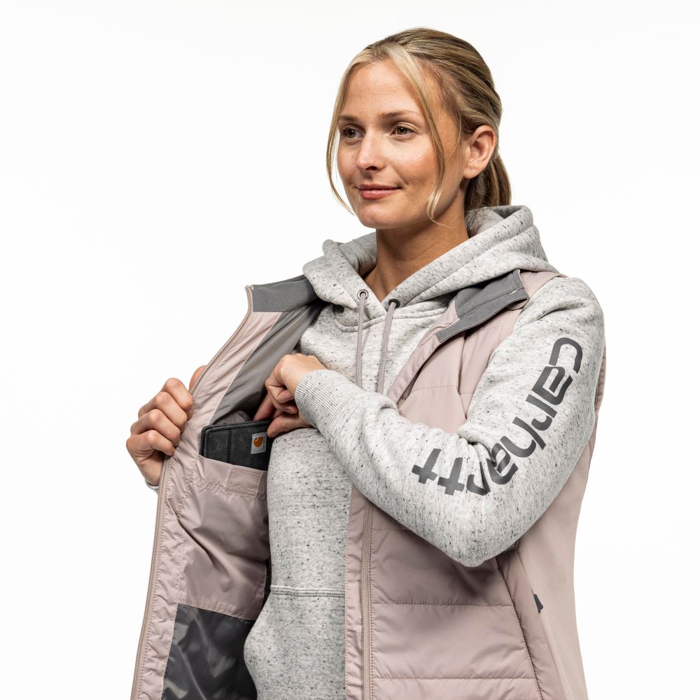 'Carhartt' Women's Rain Defender Lightweight Insulated Vest - Mink