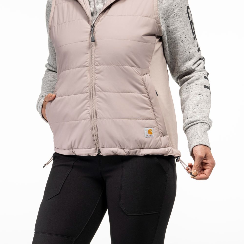 'Carhartt' Women's Rain Defender Lightweight Insulated Vest - Mink