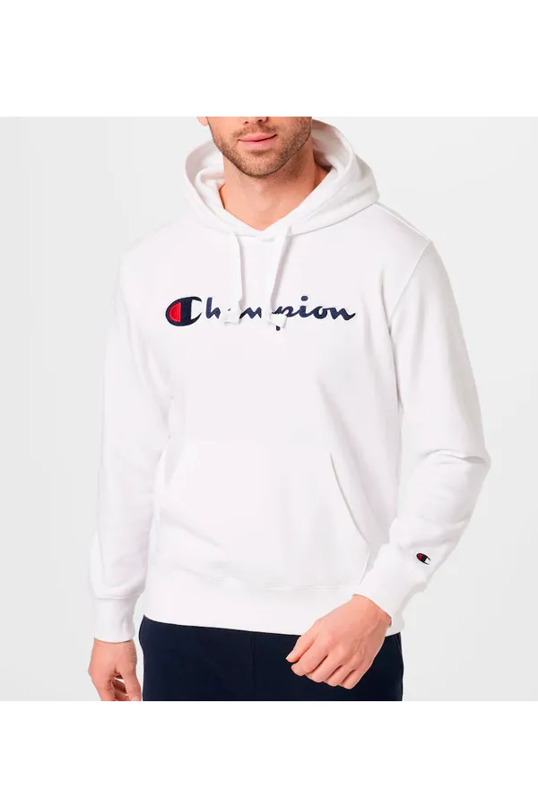 Champion Rochester Hood Big Logo White