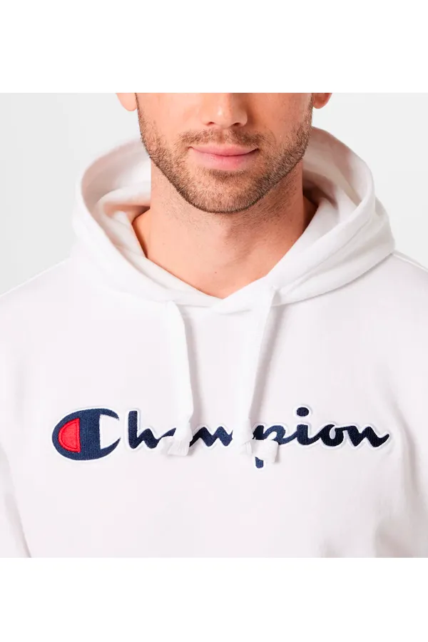 Champion Rochester Hood Big Logo White