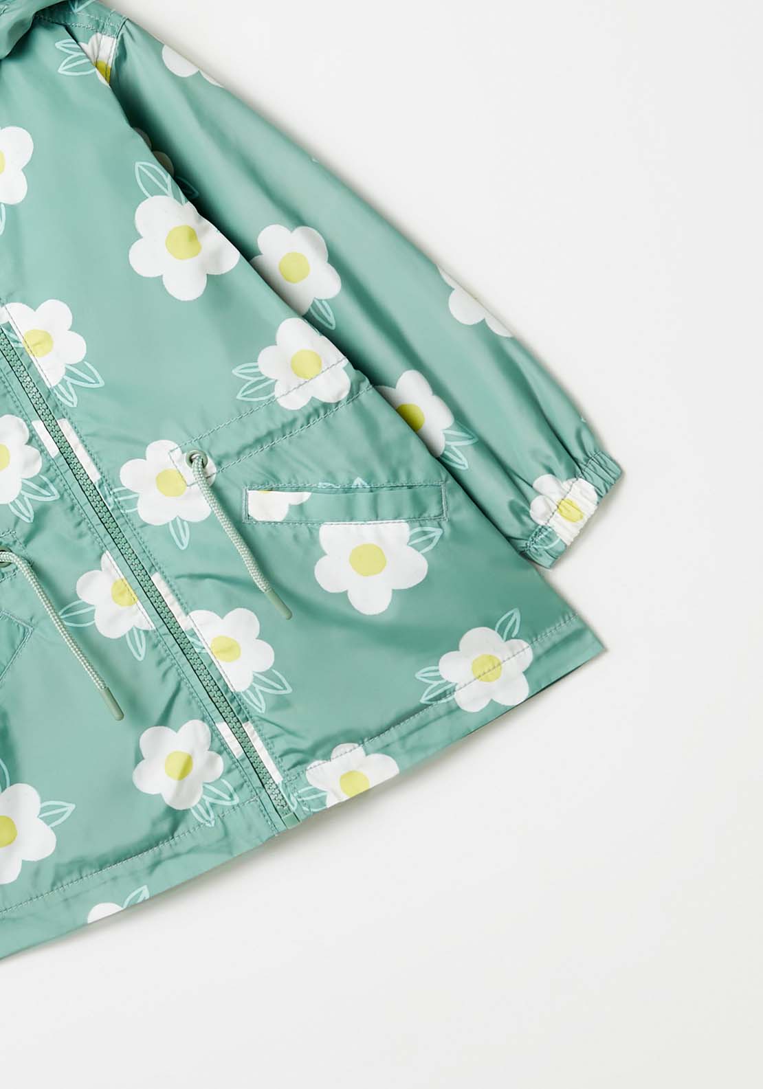 Daisy  Raincoat - Green