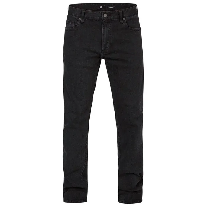 DC Worker Slim Washed Men's Pants - Pirate Black KTEW