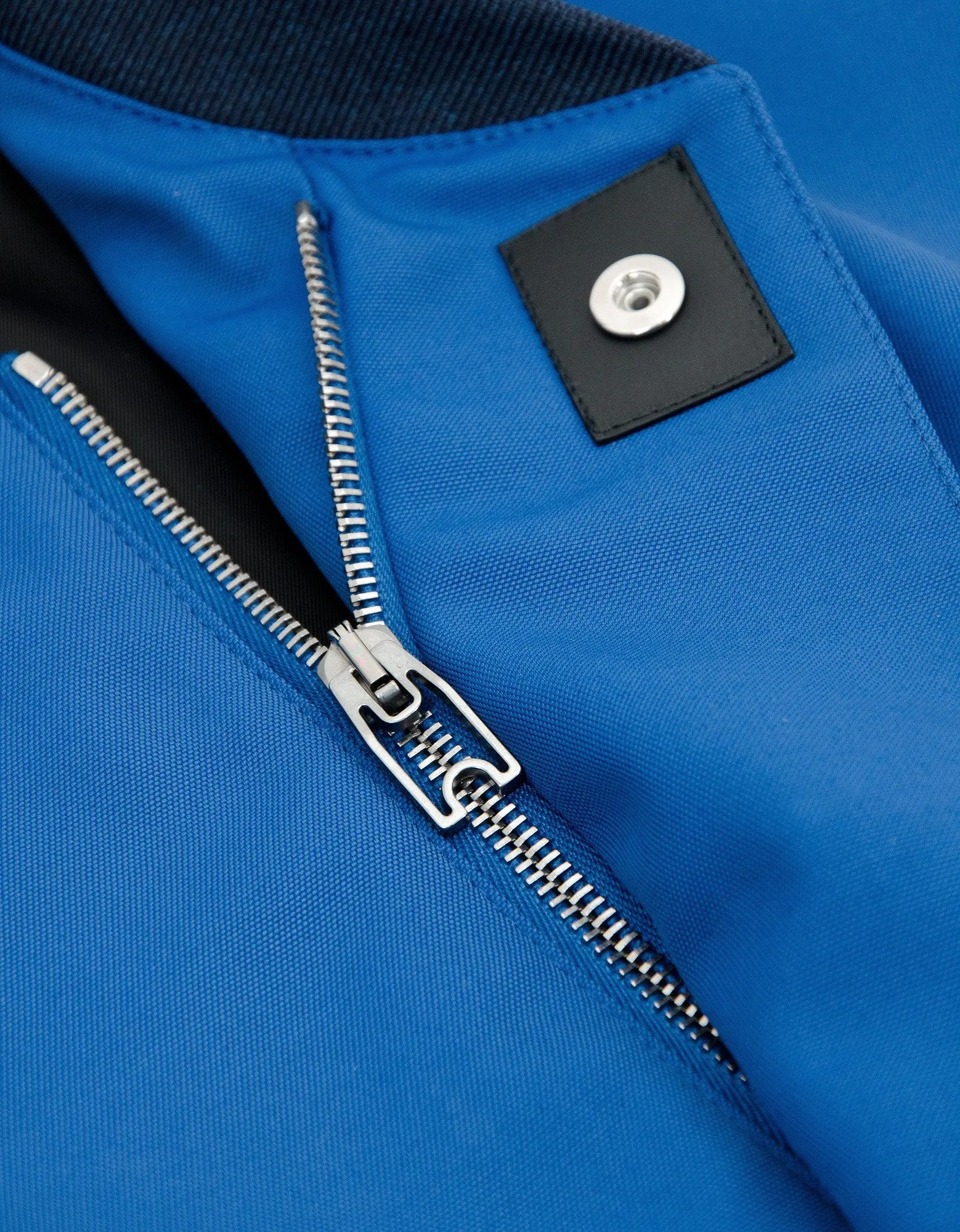 Electric Blue Bomber Jacket -