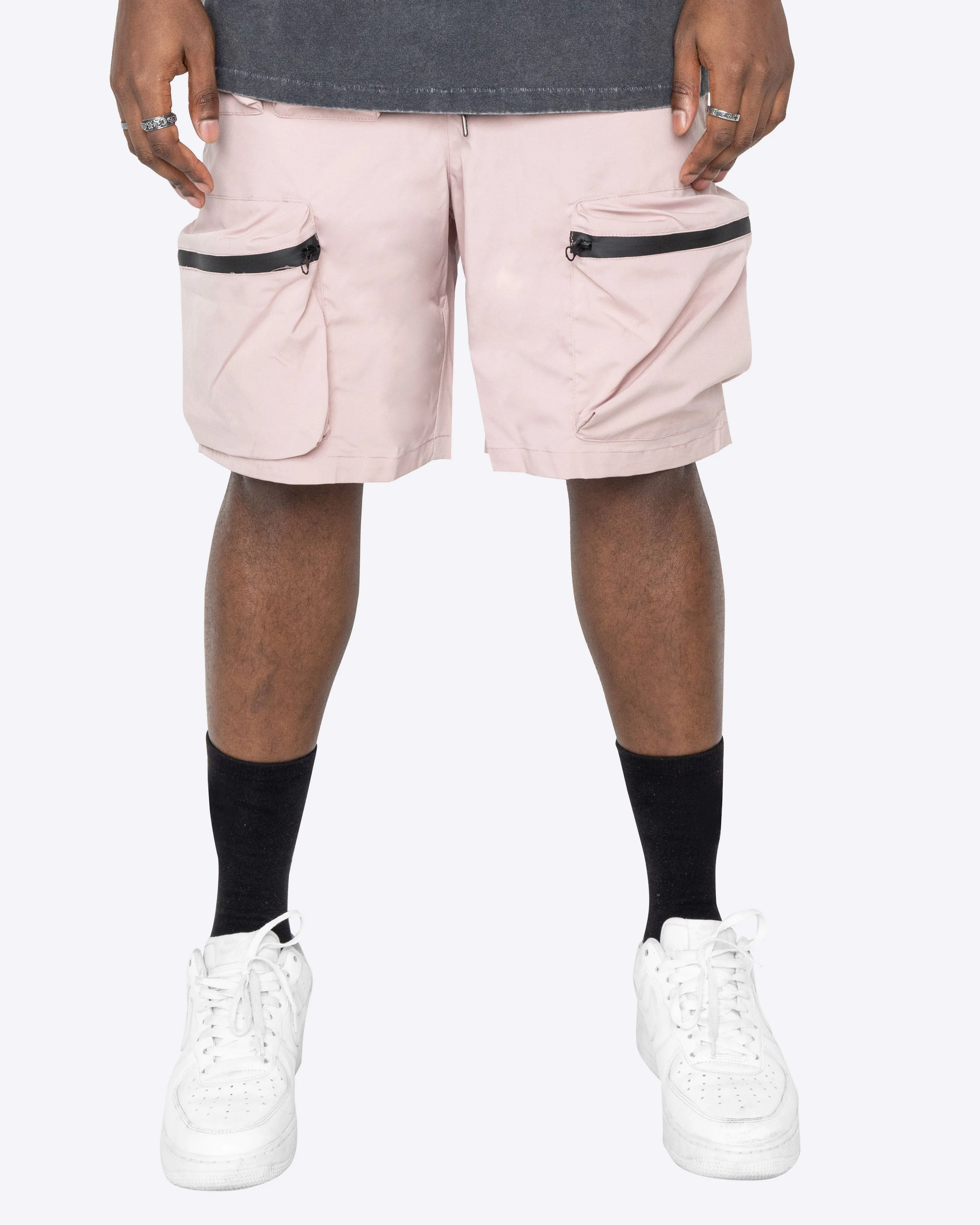 EPTM COMBAT CARGO SHORTS-DUSTY PINK