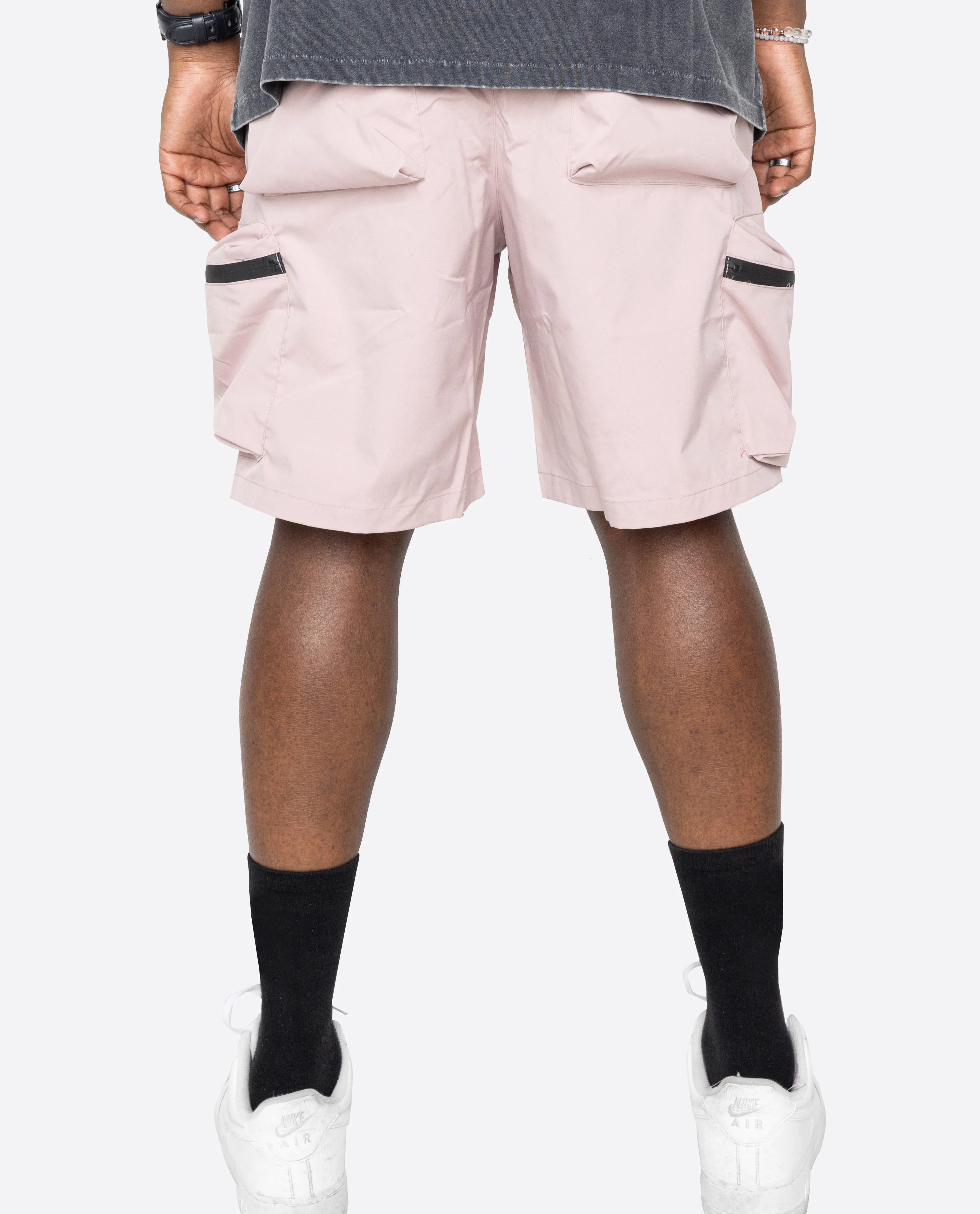 EPTM COMBAT CARGO SHORTS-DUSTY PINK