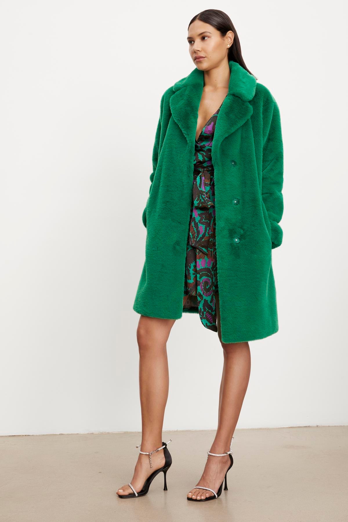 EVALYN LUX FAUX FUR COAT