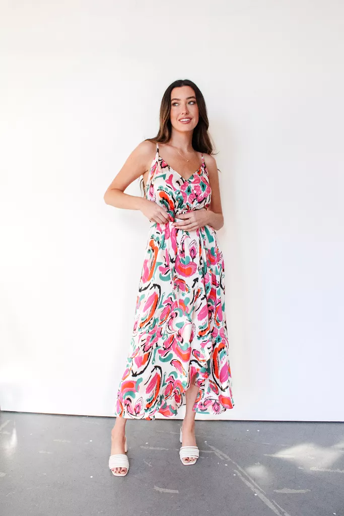 Exotic Traveler Midi Dress