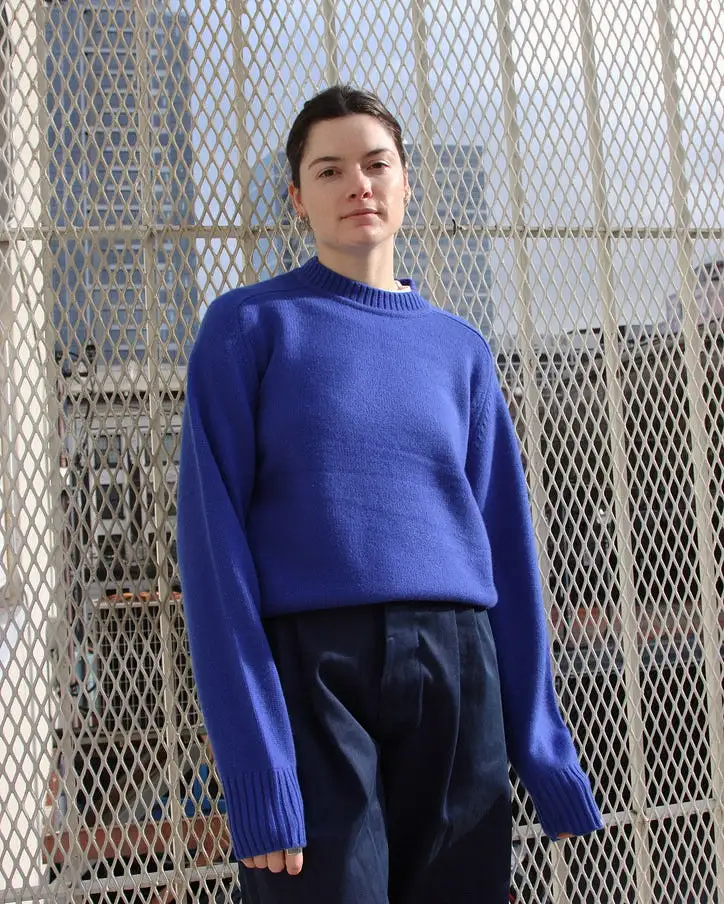 Extreme Cashmere Primary Blue Bourgeois Sweater