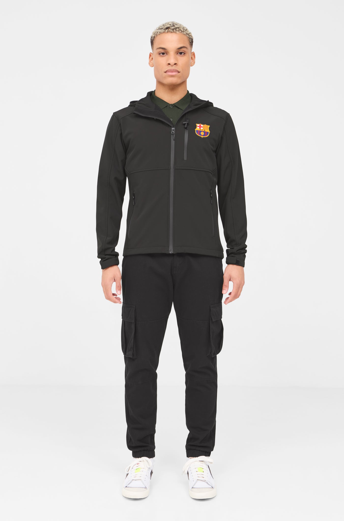 FC Barcelona Softshell black Jacket