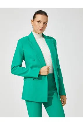 Fitted Single Breasted Blazer