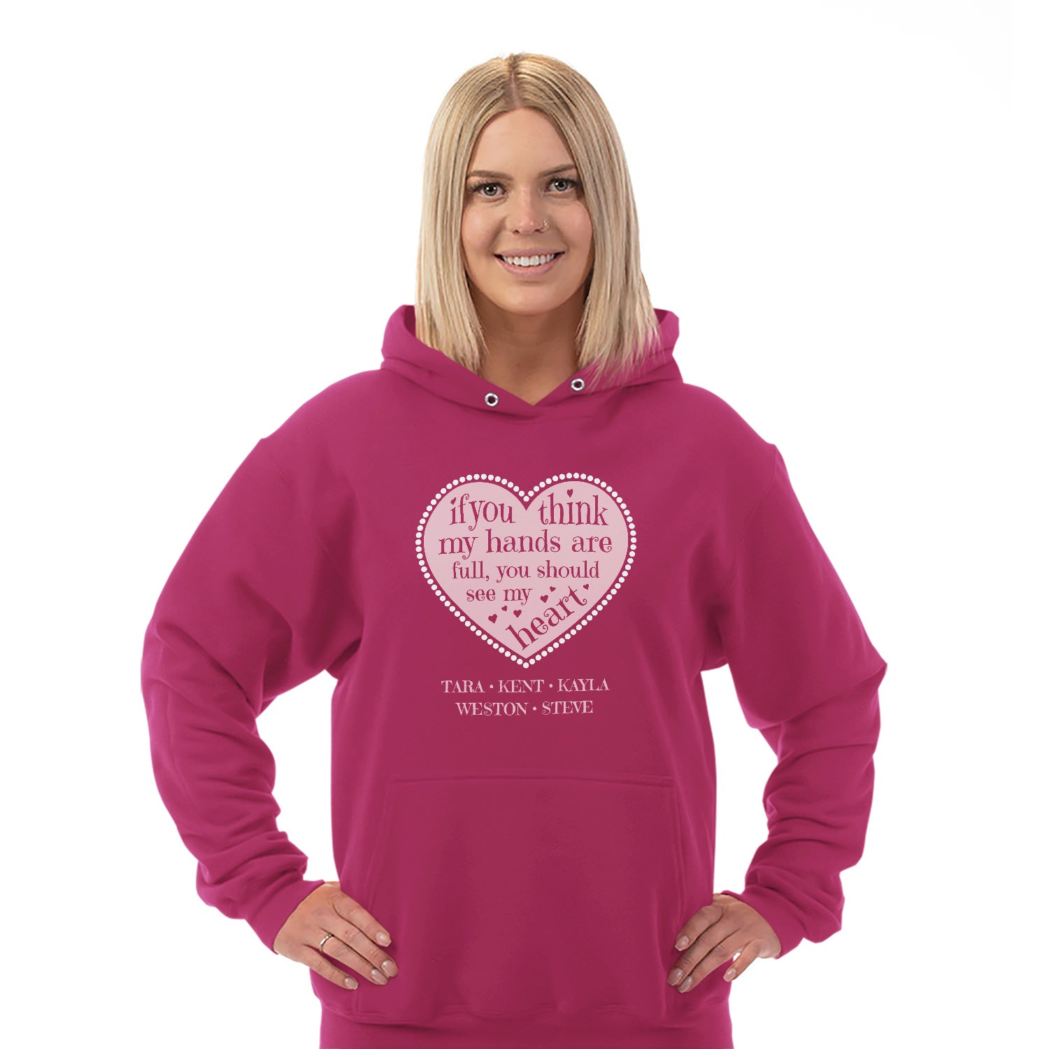 Full Heart Personalized Hoodie