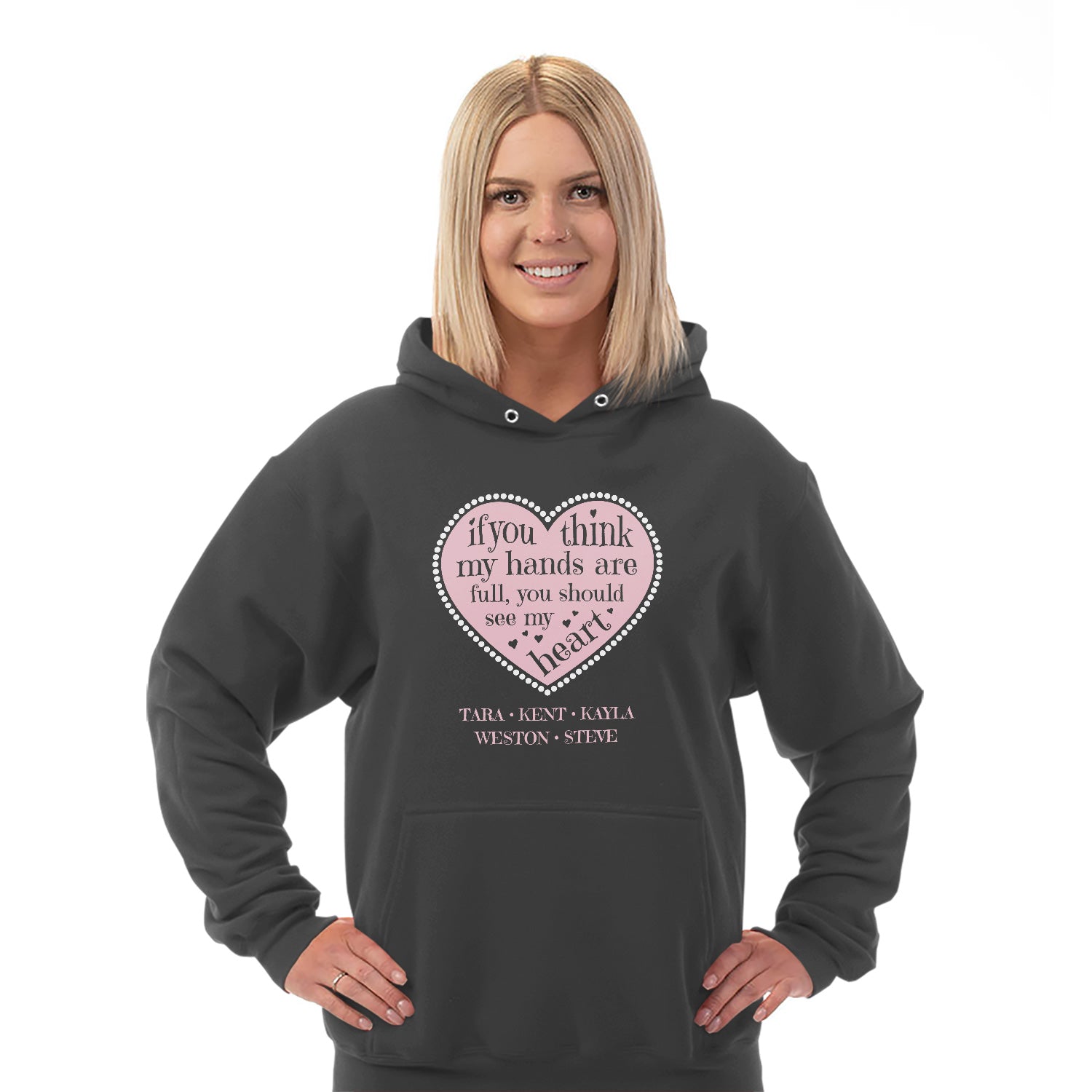 Full Heart Personalized Hoodie