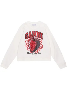 Ganni Sweaters White