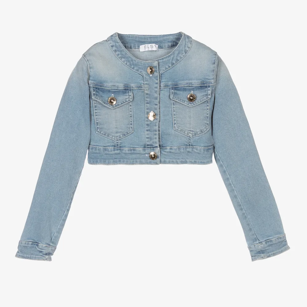 Girls Blue Denim Jacket