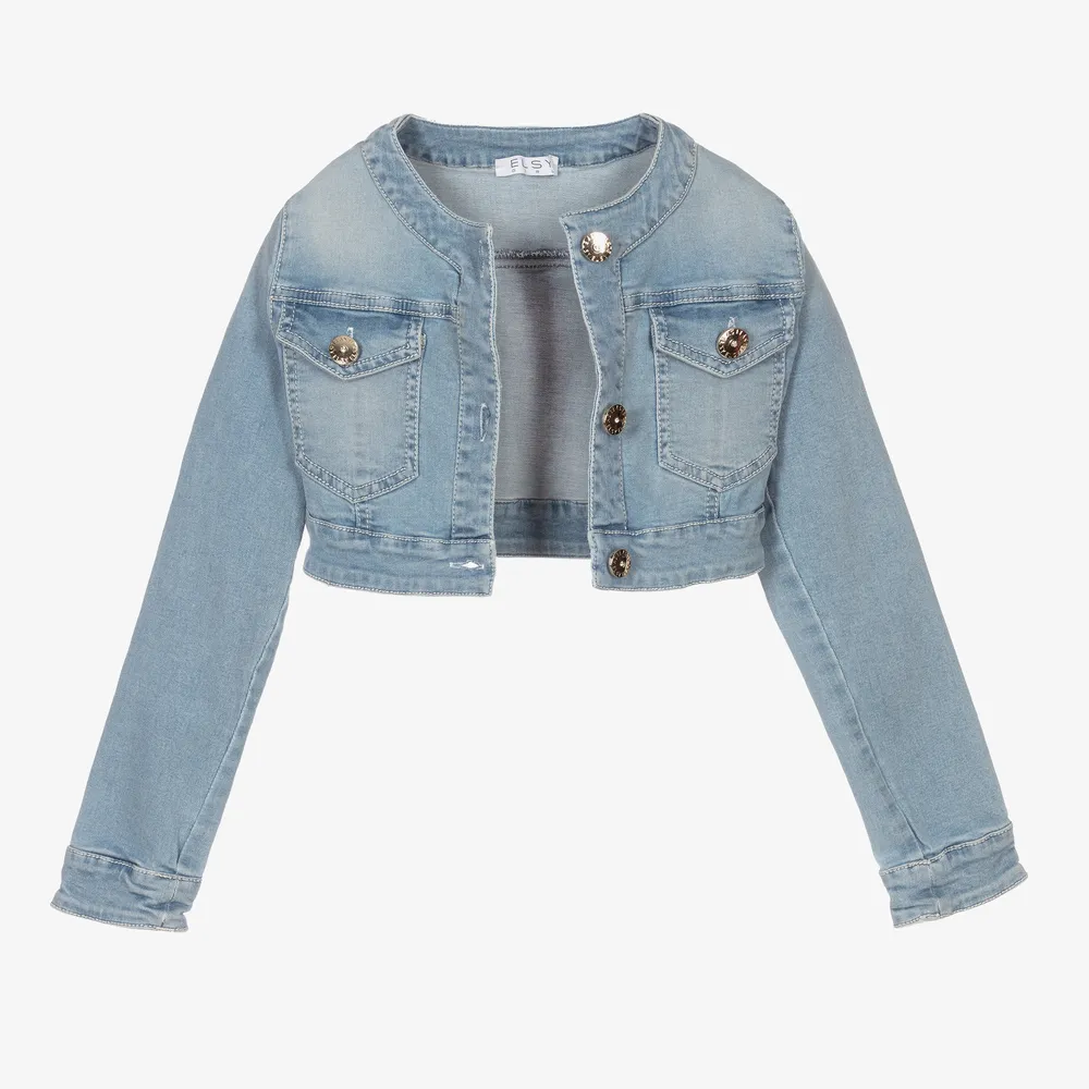 Girls Blue Denim Jacket