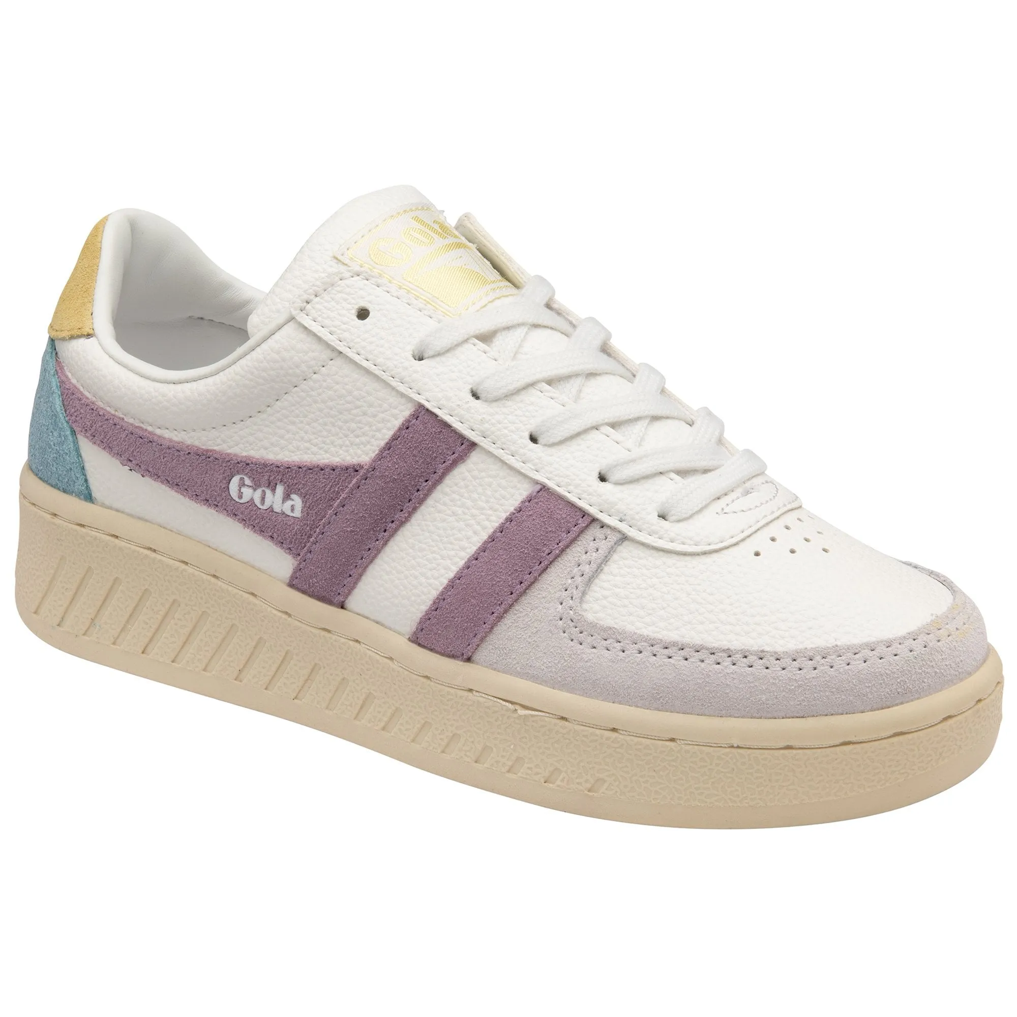 Grandslam Trident Sneaker (White + Lily + Lemon)