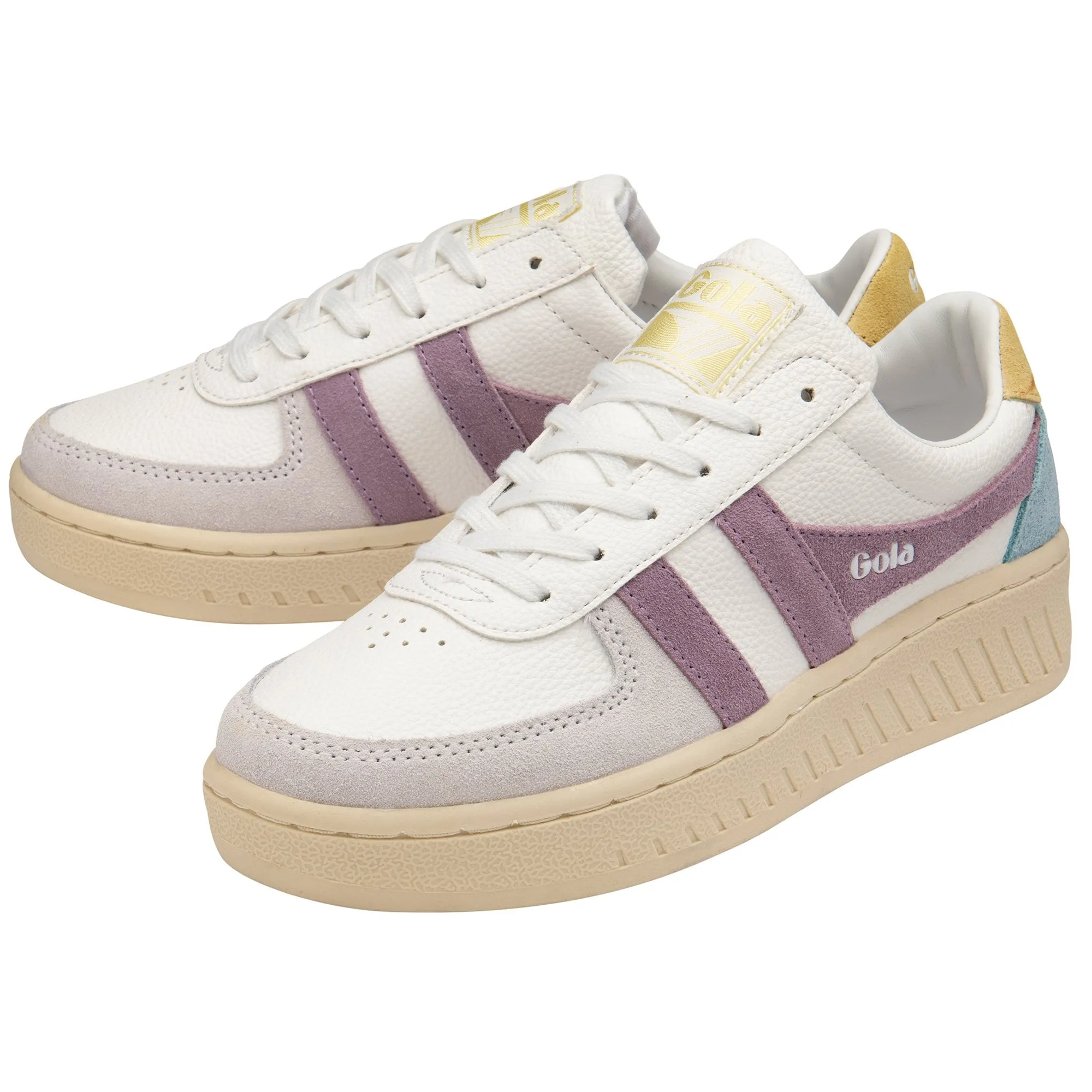 Grandslam Trident Sneaker (White + Lily + Lemon)