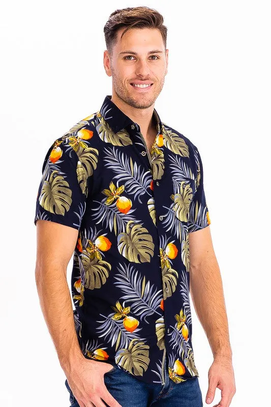 HAWAIIAN BUTTON DOWN SHIRT