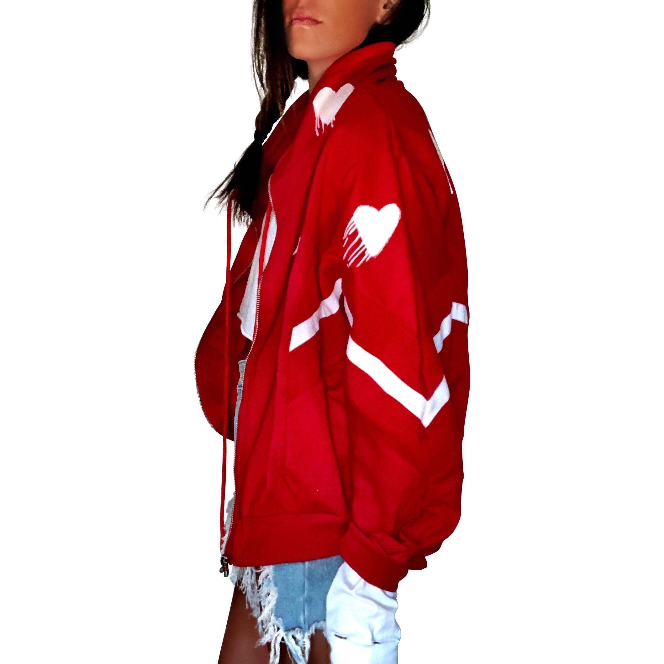 'HEARTED' SWEAT JACKET