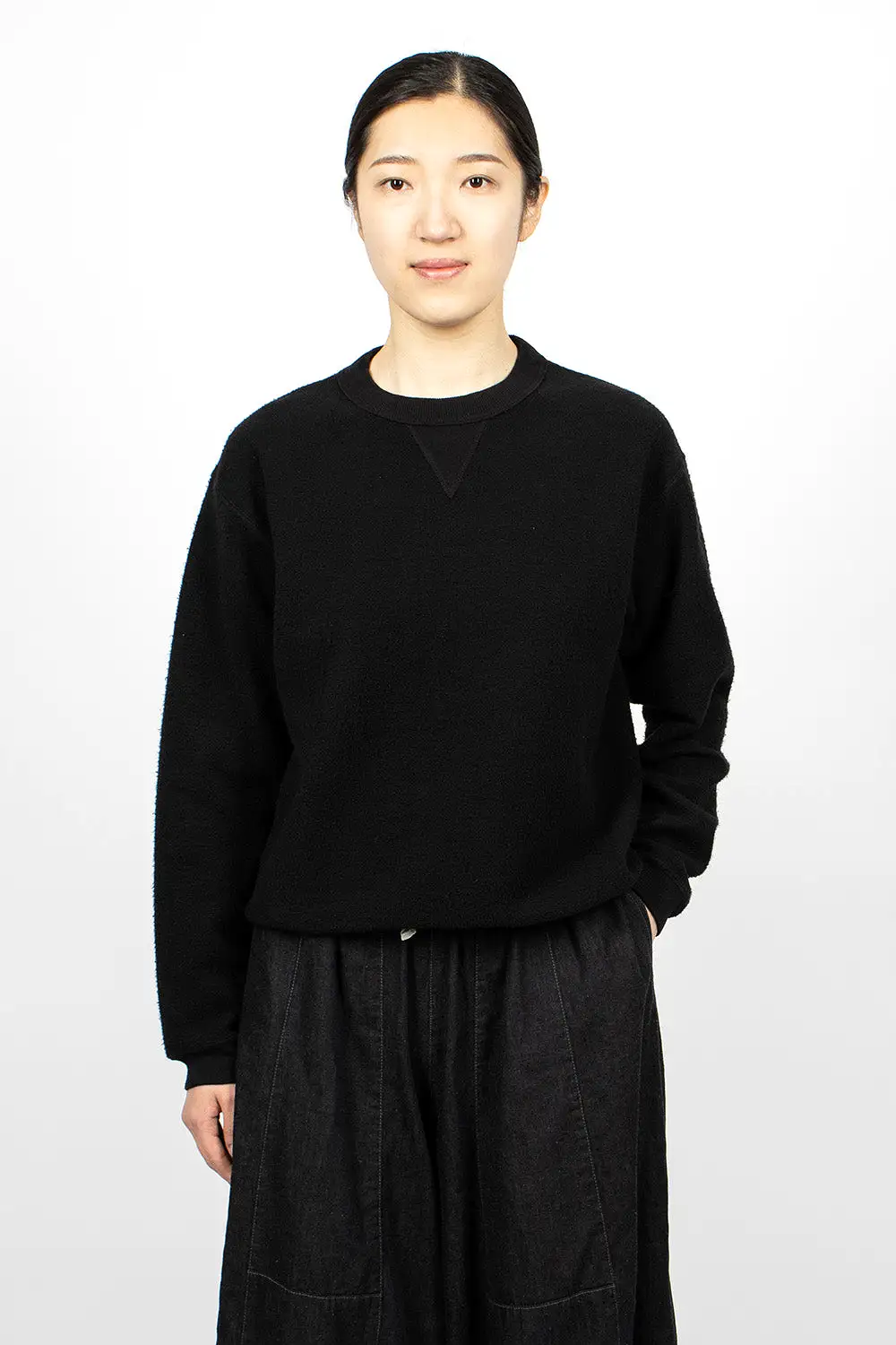 Hina Crew Neck Sweatshirt Anthracite