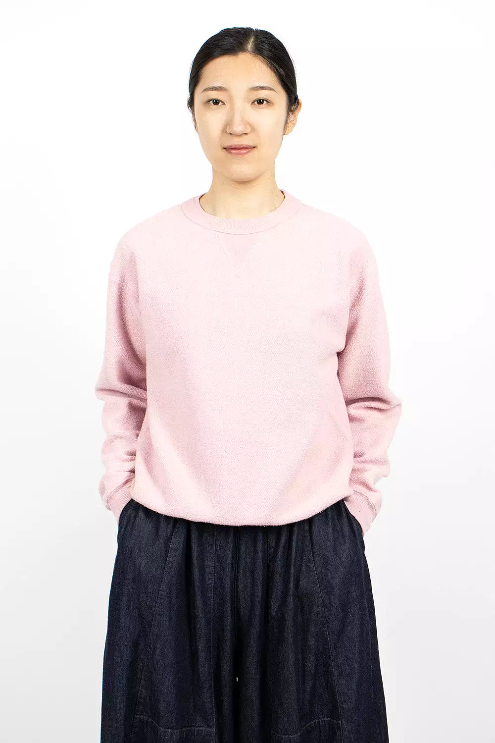 Hina Crew Neck Sweatshirt Bleached Mauve