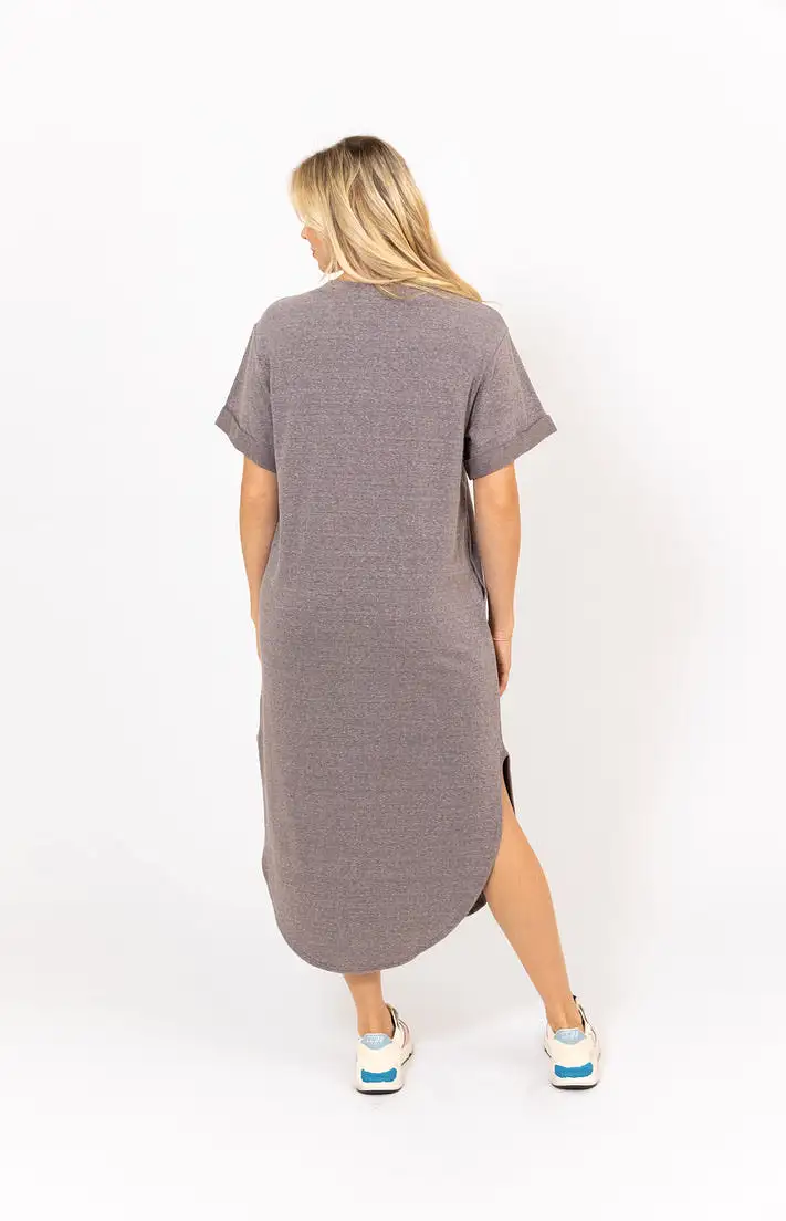 Knit Pocket Midi Dress