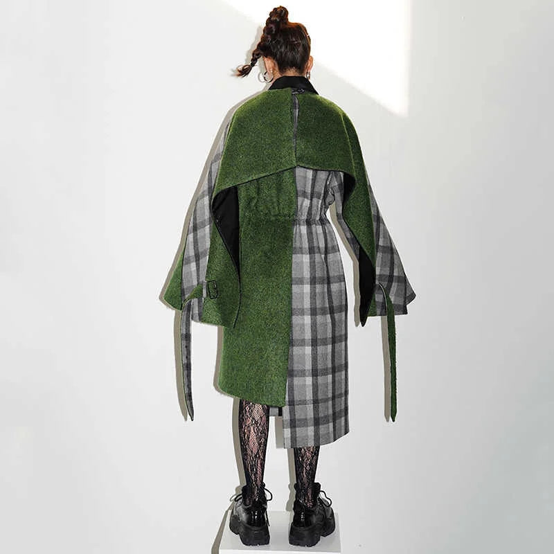 Kuchana Asymmetric Cape Coat