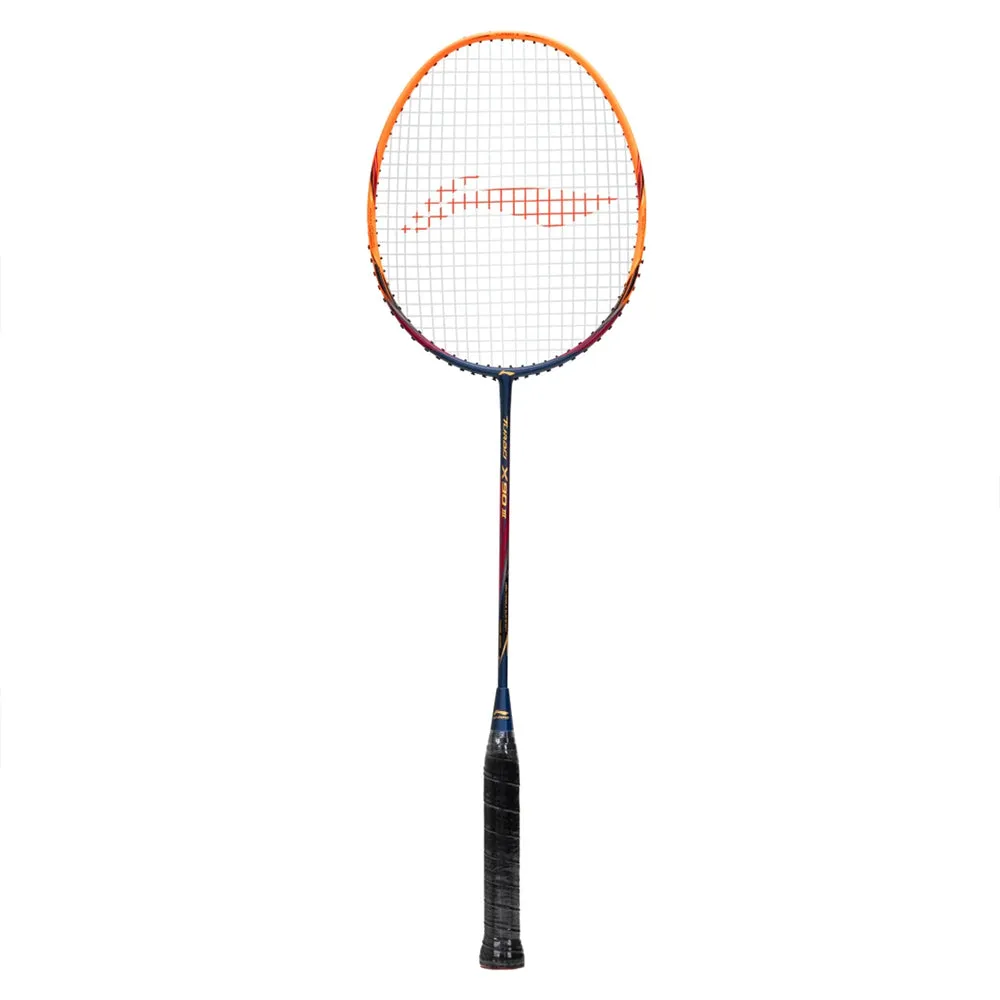 Li-Ning Turbo X 90 III Combat Strung Badminton Racquet (Navy/Orange)