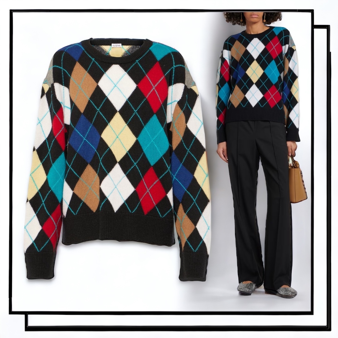 LOEWE  |Argyle sweater in wool